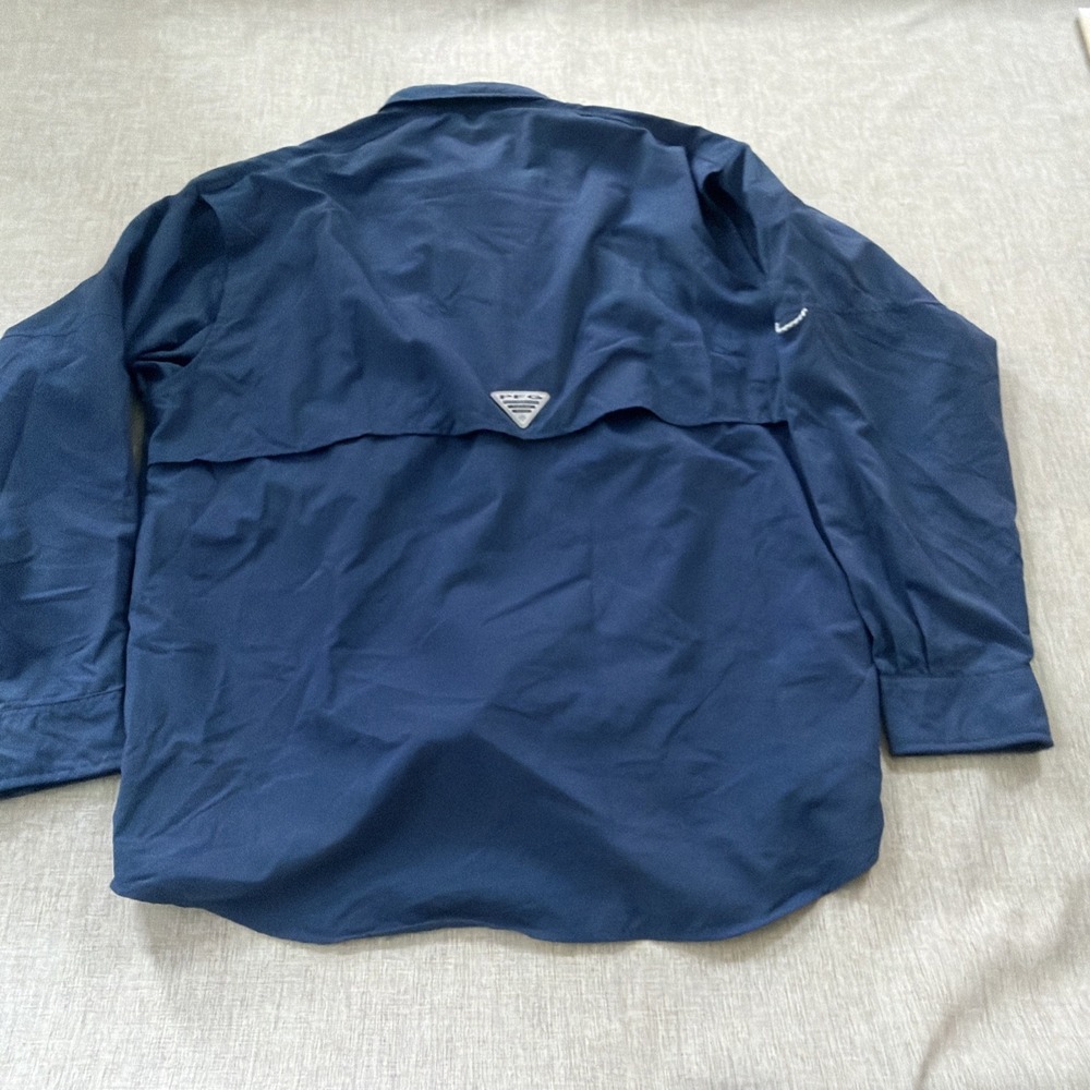 Columbia PFG Bahama II Mens Large Long Sleeve Fishing Shirt Omni-Shade Vented - Picture 5 of 7